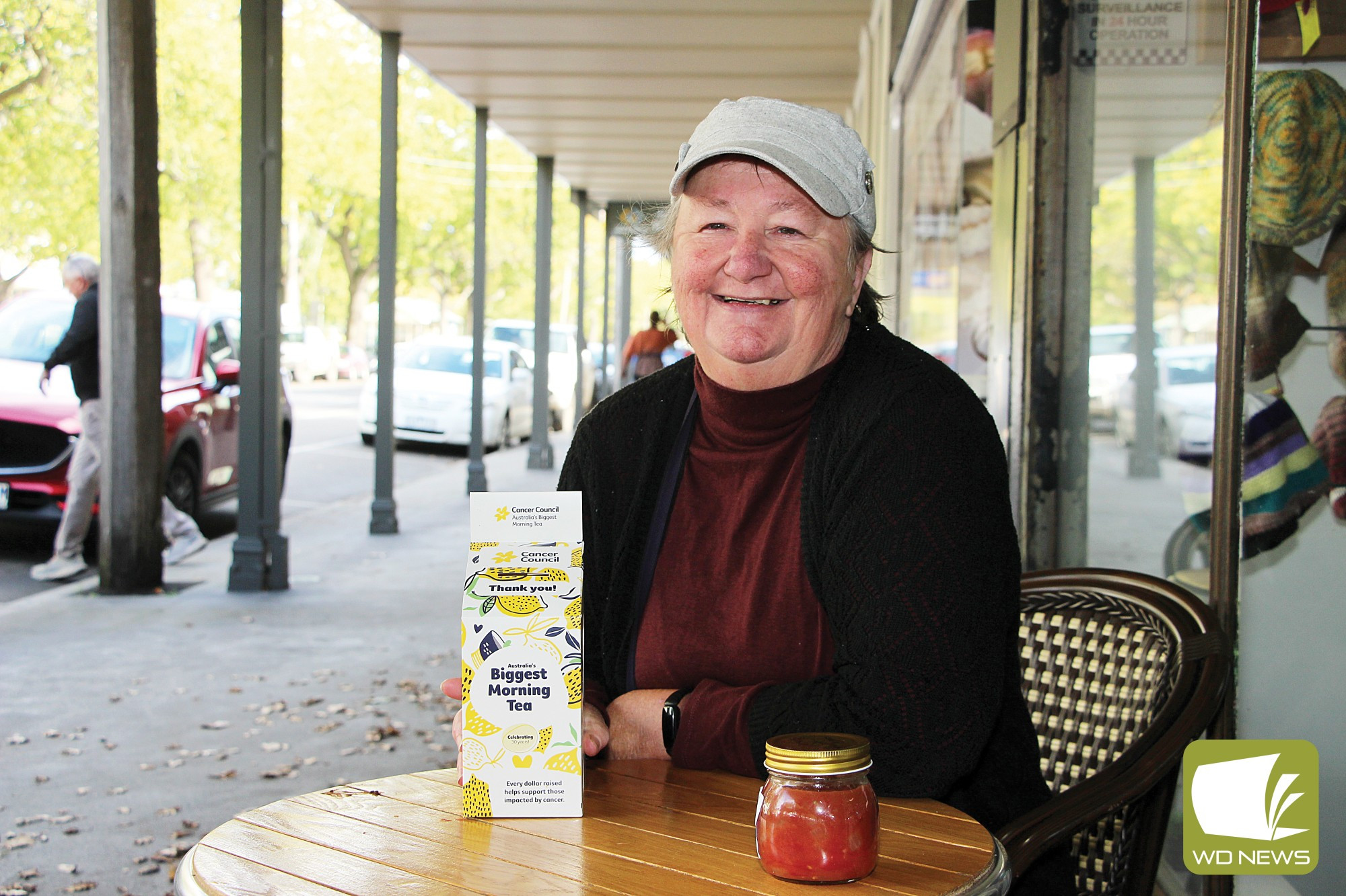 Get it while it’s hot: Sue Kull will be baking tasty treats each day of May to raise funds for Cancer Council as part of the annual Australia’s Biggest Morning Tea fundraiser.