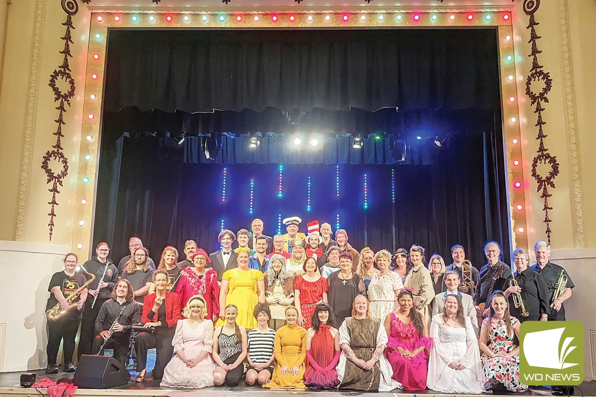 Final preparations: Cast members are making final preparations and conducting final rehearsals ahead of the 75th Anniversary Spectacular.