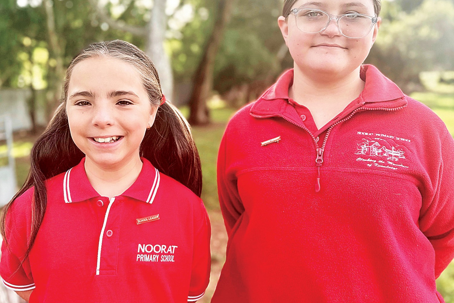 Noorat Primary School 2023 captains Mackenzie Gurry and Harper Teuma have made a positive impact on the school community already.