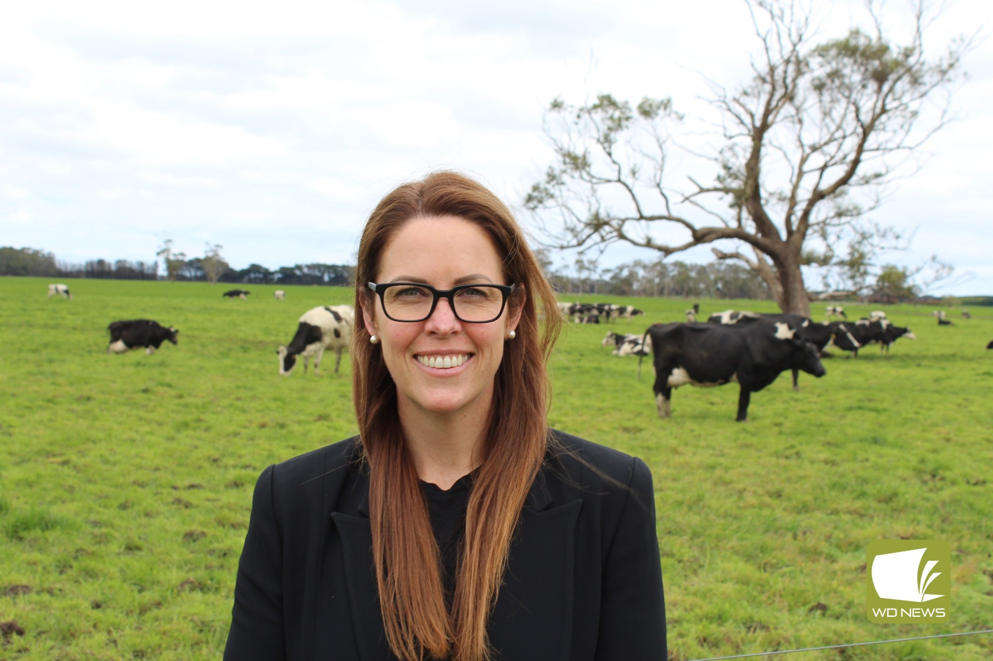 Top job: Ecklin South dairy farmer Ella Credlin was named WestVic Dairy farm director.