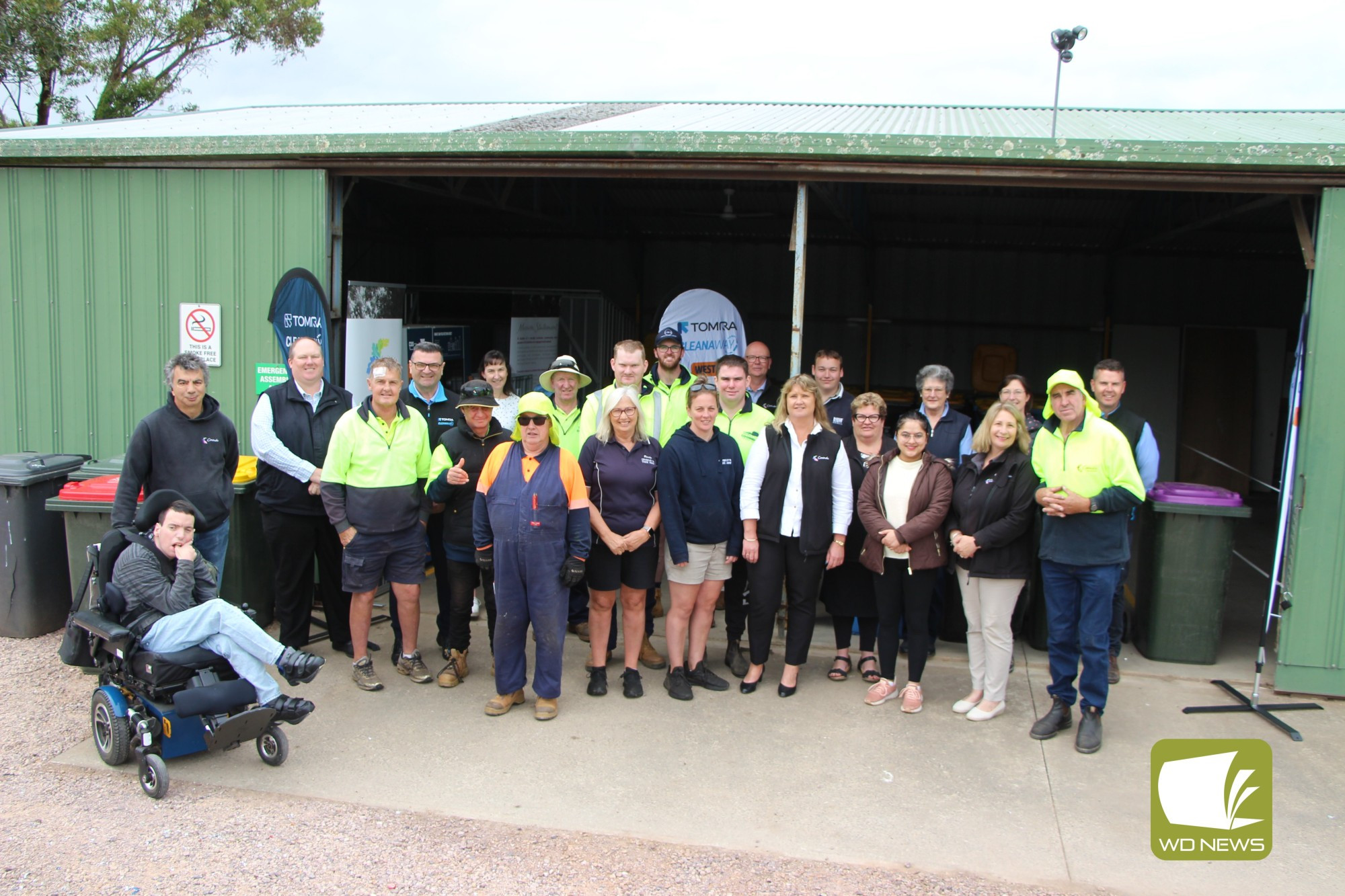 On the map: Cooinda officially launched the Container Deposit Scheme’s reverse vending machine in Terang this week as early signs point to widespread success.