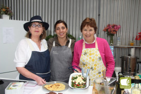 Celebrity chef Dezi Madafferi showed the community how to make quick, healthy and affordable family meals. 