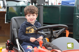 Attendees enjoyed the opportunity to get up-close with the latest in agricultural machinery. 