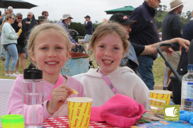 Hot chips and battered delights were among the most popular treats for show goers. 