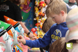 Sideshow games were a hit with show goers.