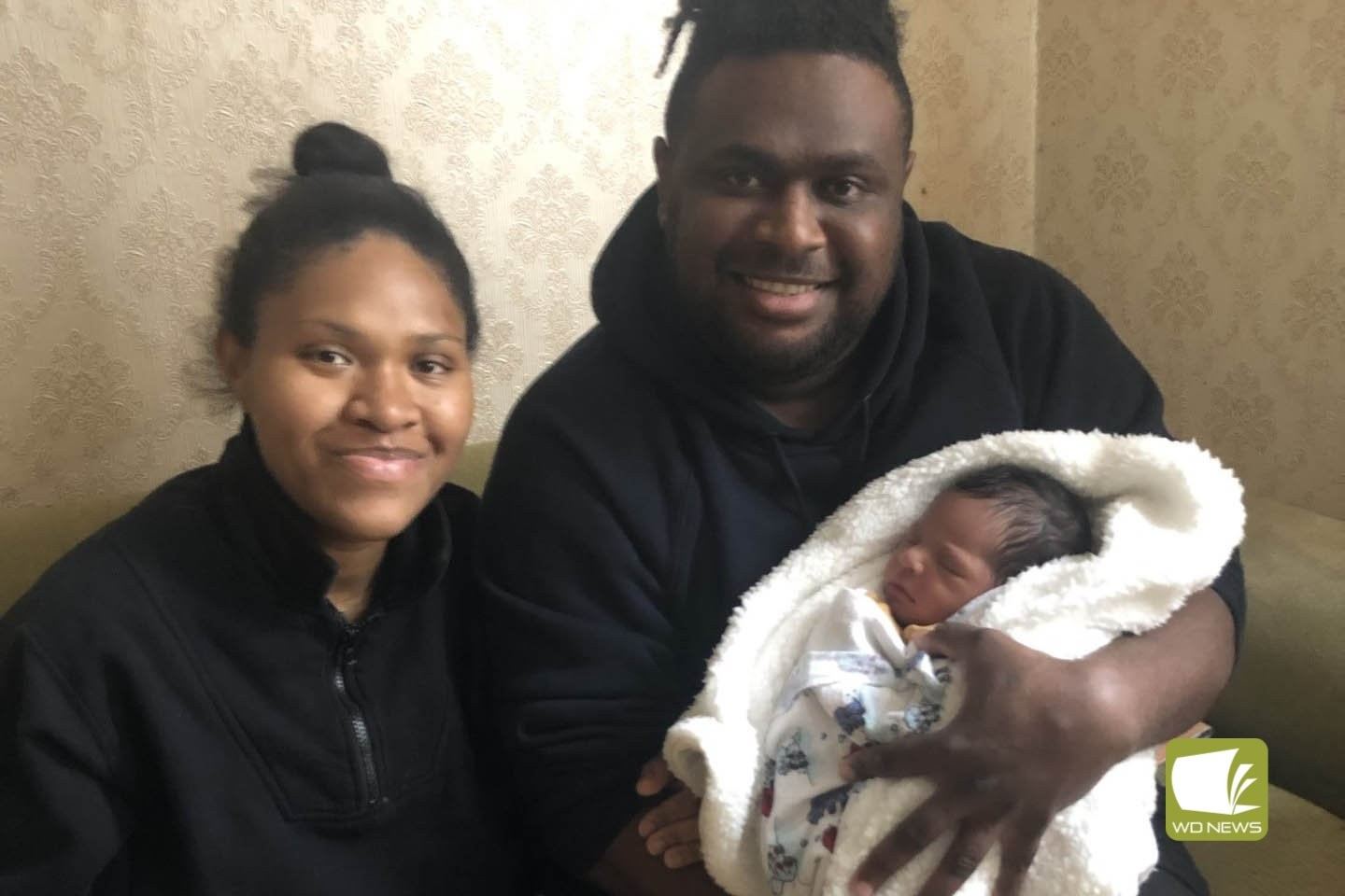 Outpouring of support: An online fundraiser has been launched after the unexpected death of 30-year-old Terang resident Anthony Martin last Friday, which has left his partner Jenny and the couple’s 10-month-old daughter Purity picking up the pieces.