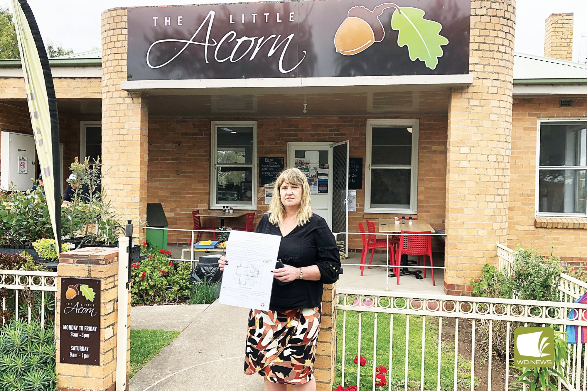Expansion: Cooinda chief executive officer Janice Harris has welcomed a $350,000 redevelopment of The Little Acorn café, which will double the sites existing capacity of the site.