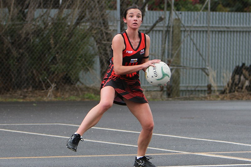 Amy Hammond polled 24 votes to win the Hampden league’s open netball best and fairest.