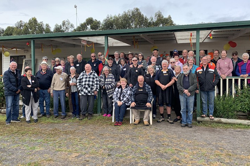 Milestone: BlazeAid volunteers from across the country gathered in Cobden over the weekend for the volunteer organisation’s 10th reunion.