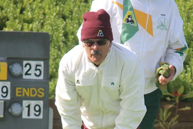 Top division bowler Peter Baker was part of Timboon Gold’s triumph over City last weekend.