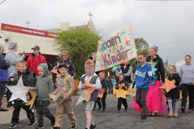 The Cobden Kindergarten children were a colourful addition to the parade this year.