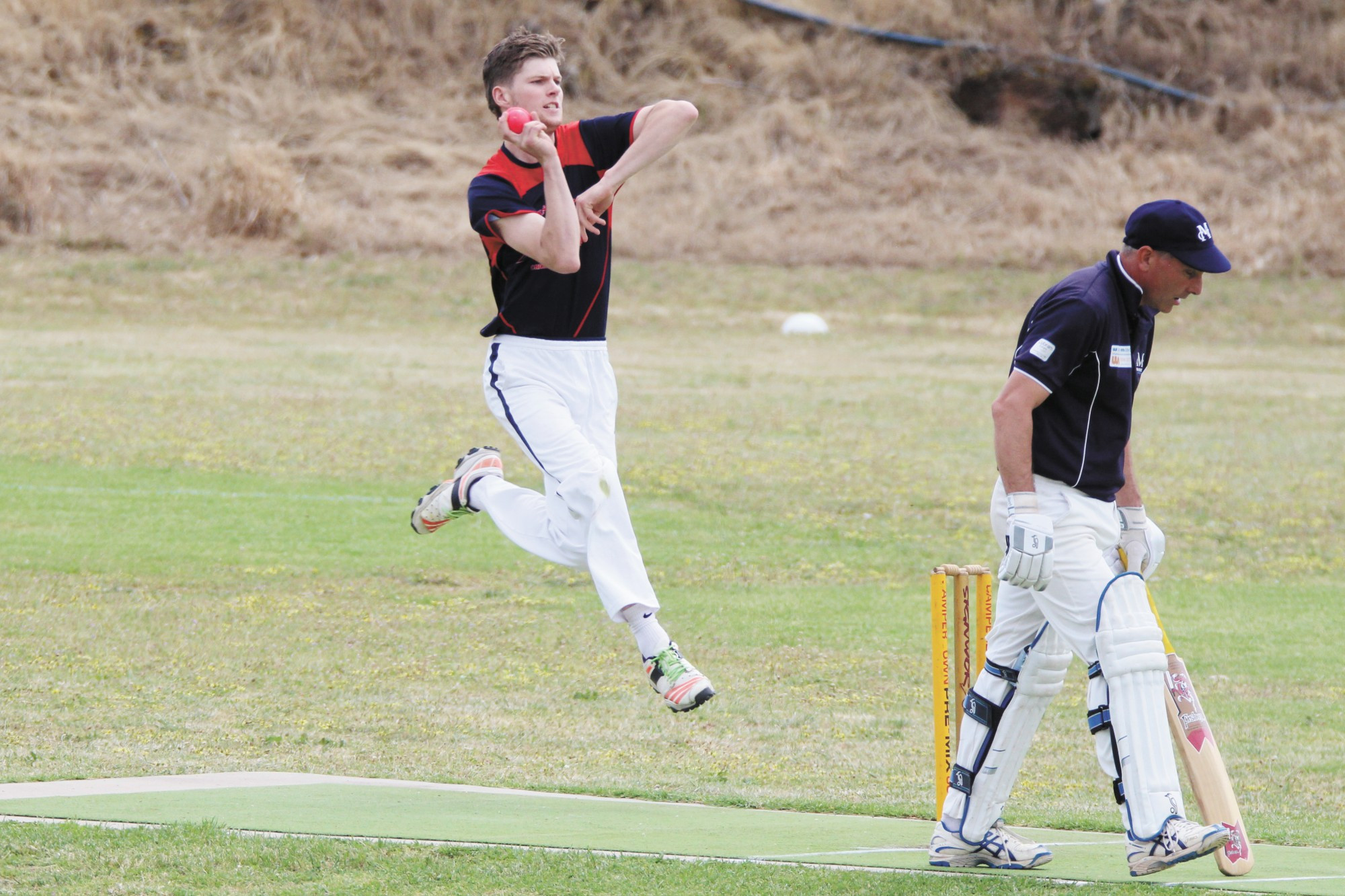 Former Heytesbury Rebels Bayley Thompson (left) is set to line-up for their home club this upcoming South West Cricket season.
