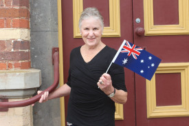 Congratulations: Carole Manifold’s efforts as a cancer survivor and breast care nurse saw her announced as the shire’s Citizen of the Year. 