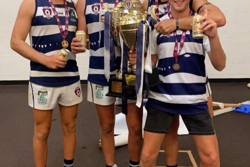 Local footballers Sam Giblett, Lochie Rosevear, Christian Koroneos and Josh Hickey featured in premiership victories for Port Douglas’ senior and reserves sides on Saturday.