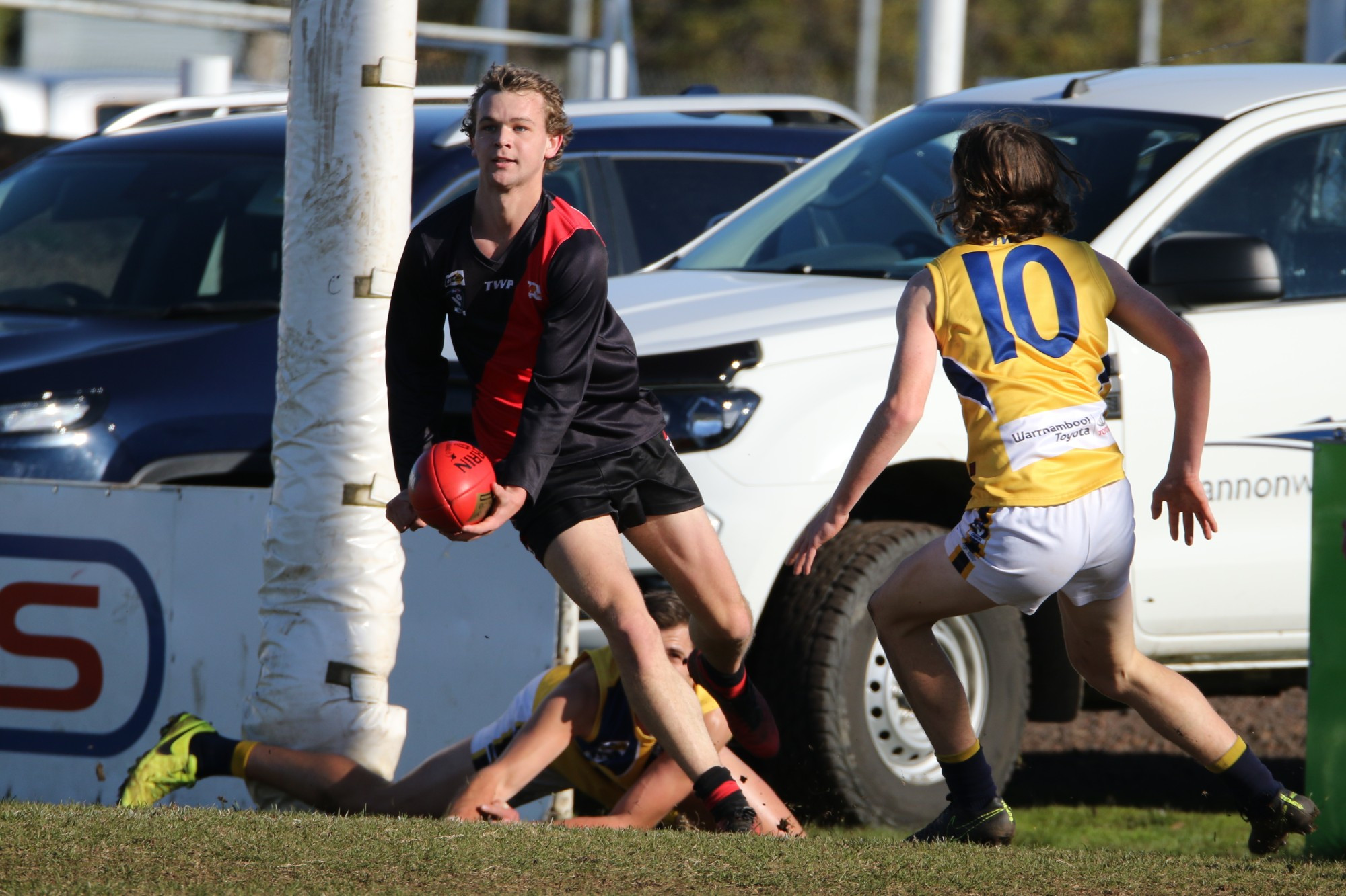 Jesse Williamson and his Cobden team-mates will welcome North Warrnambool to Cobden Community Bank Reserve for the opening round of the Hampden Football Netball League season this weekend.