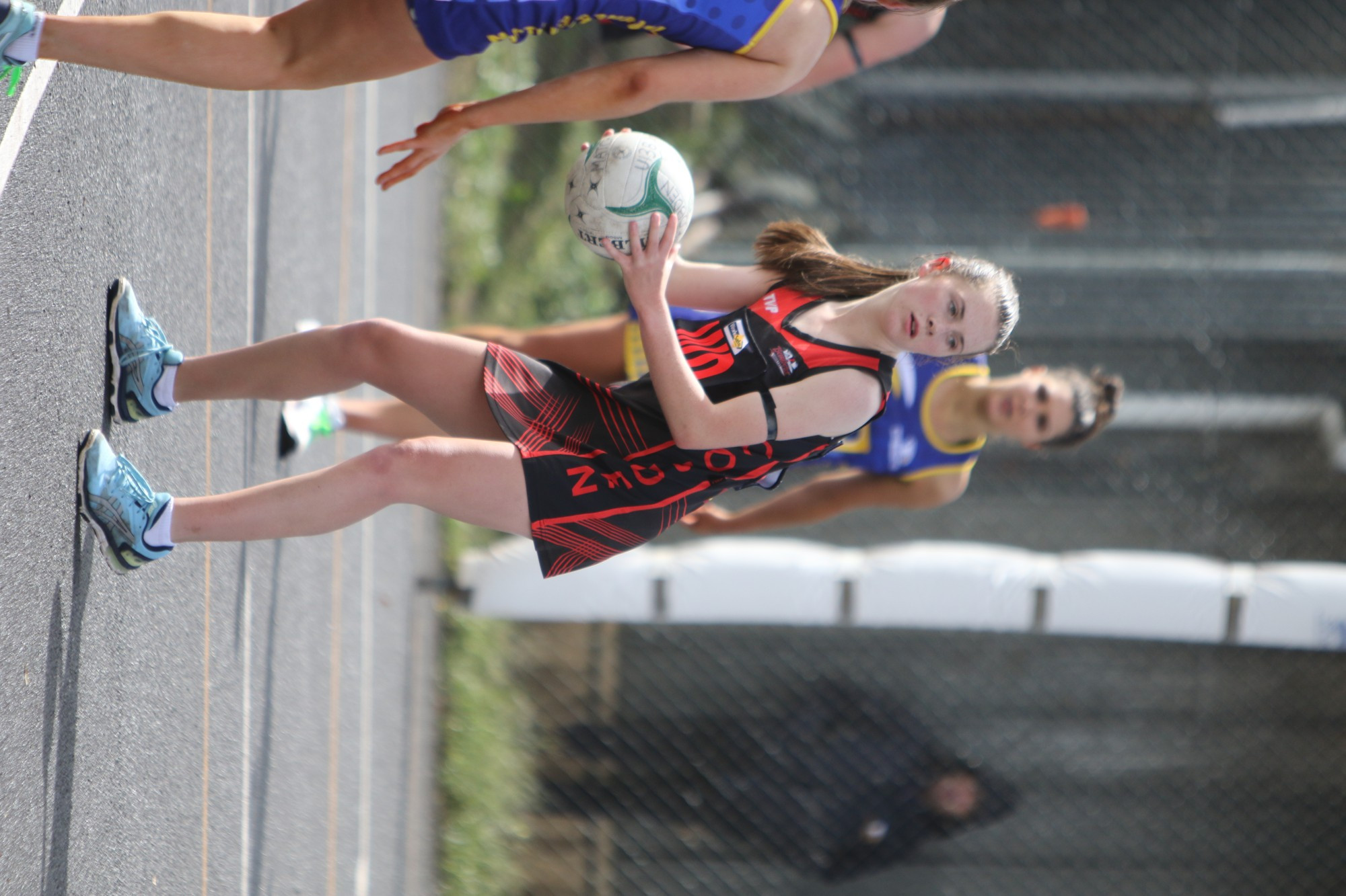 Impressive: First gamer Lara Taylor was a shining light at wing defence in Cobden’s open netball victory against North Warrnambool on Saturday.