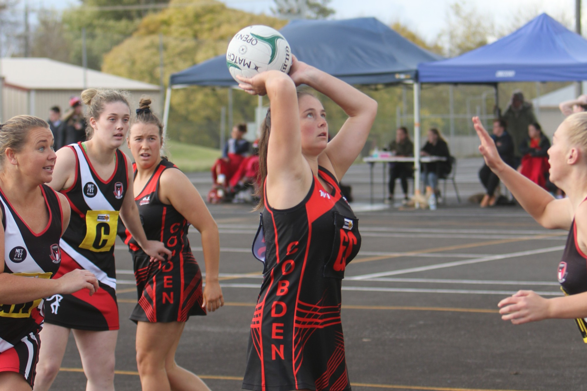 Strong performance: Emily Finch continued her strong start to the season, shooting 33 goals in a best on court effort.