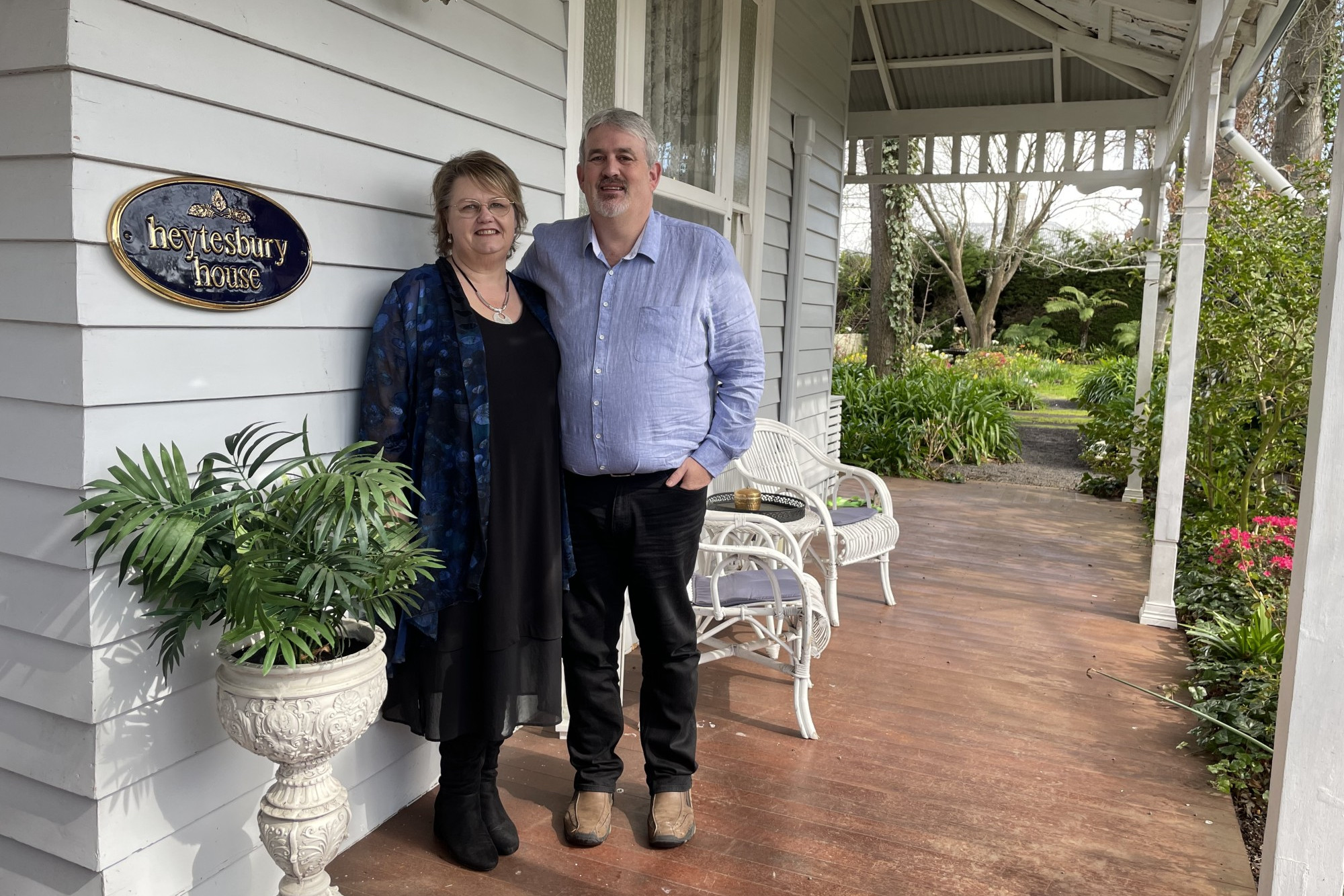 Fingers crossed: Cobden’s Kathryn and Andrew Stubbings celebrate news their business has been nominated for a Victorian award.
