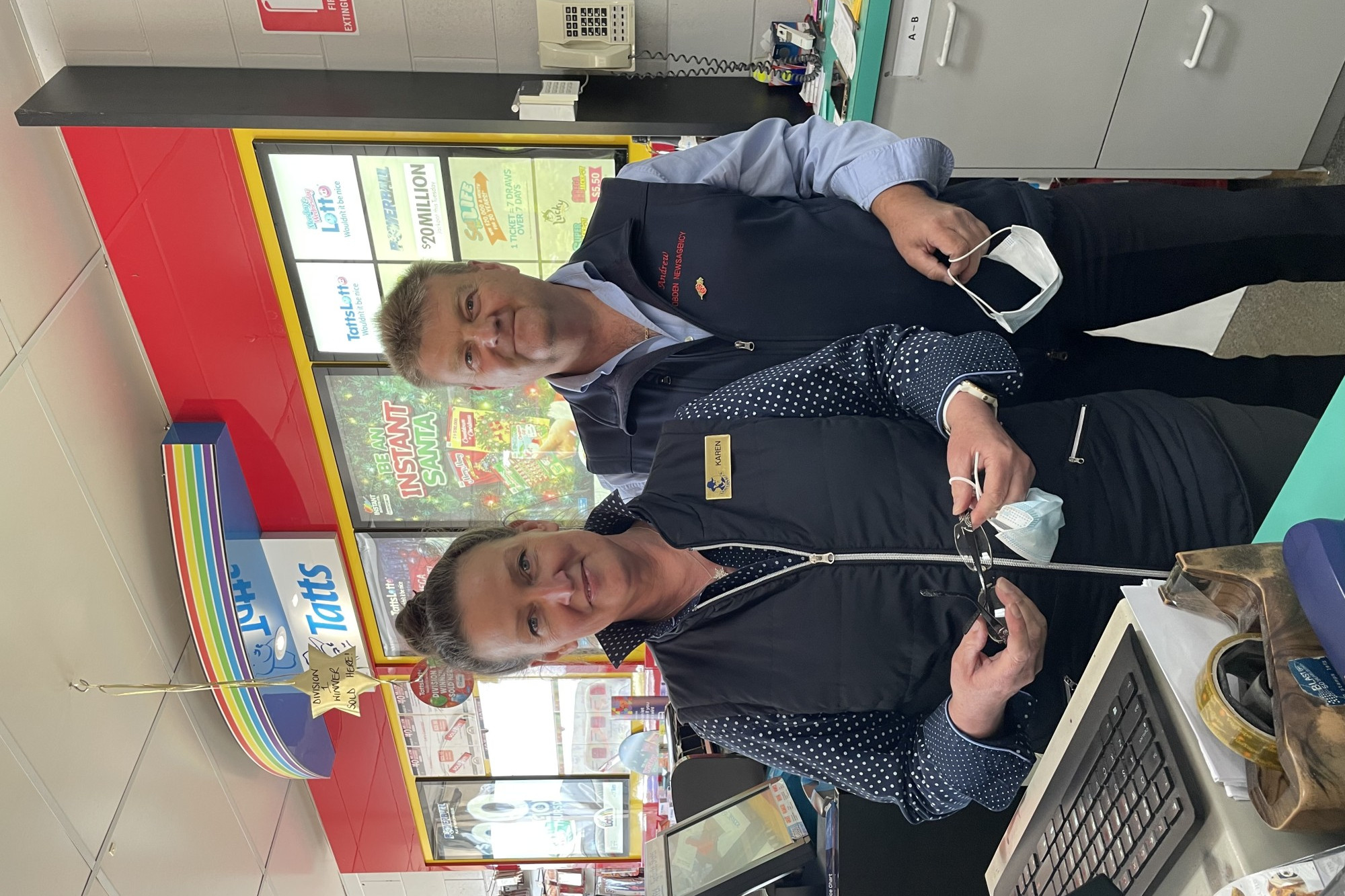 Devastating blow: Cobden Newsagency owners Andrew and Karen McConachy have announced the newsagency will officially close in January after all avenues to find a buyer have been exhausted.