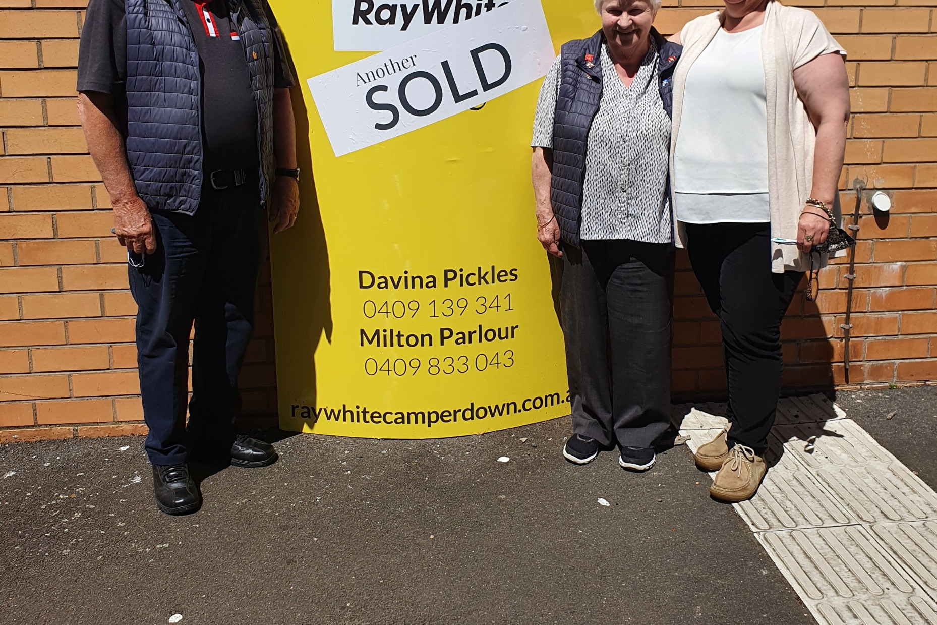 Smiles all round: Cobden Post Office owners Ewart and Lynette Mounsey are preparing to pass on the business to new owner Angela Hunter.