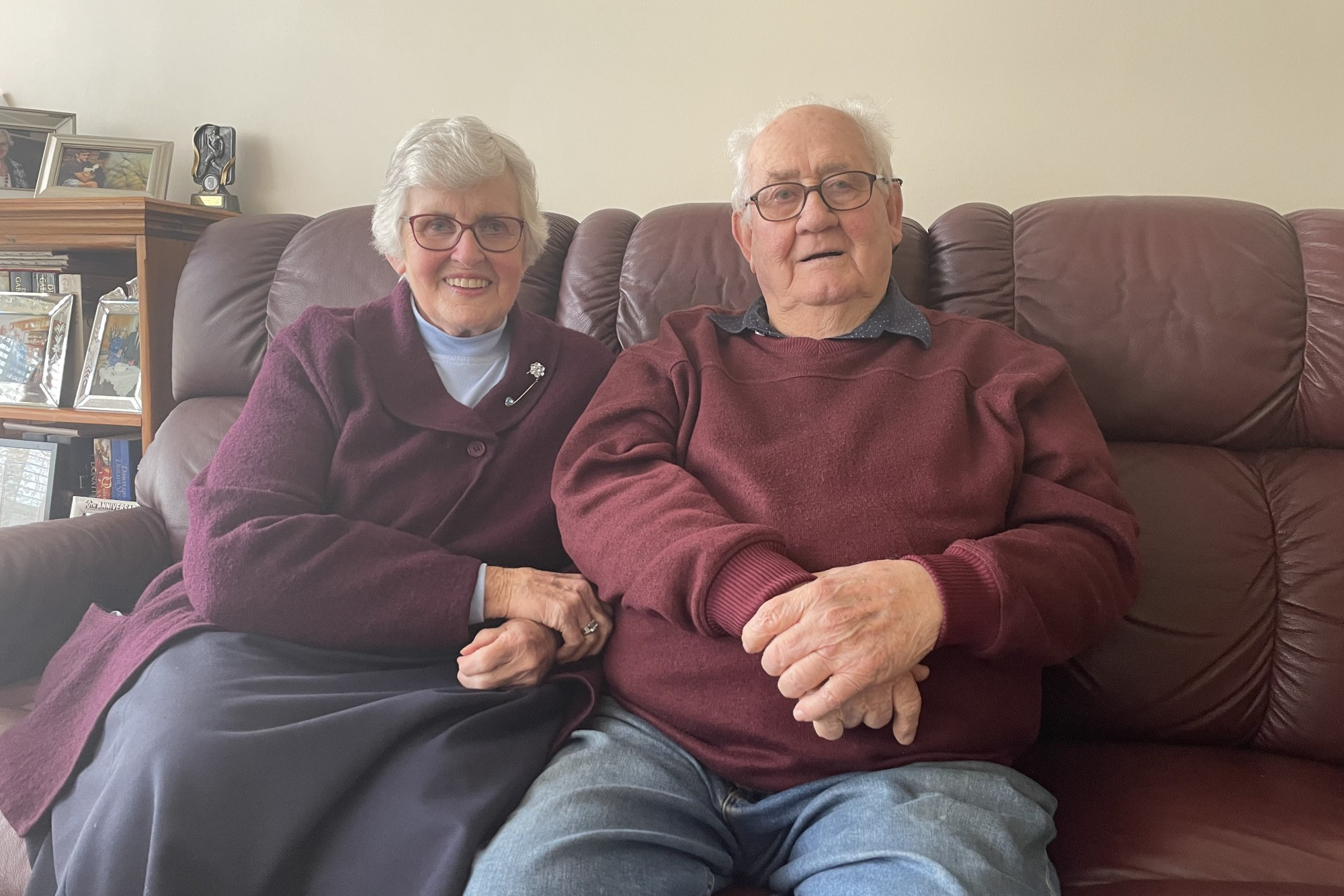 Sapphire anniversary: Cobden couple Vera and Colin Scouller celebrated 65 years of marriage last week.