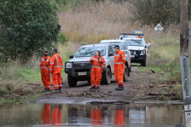 Sad news: VICSES units were involved in a large scale search for Simpson’s Nina Barake who went missing last Wednesday. 