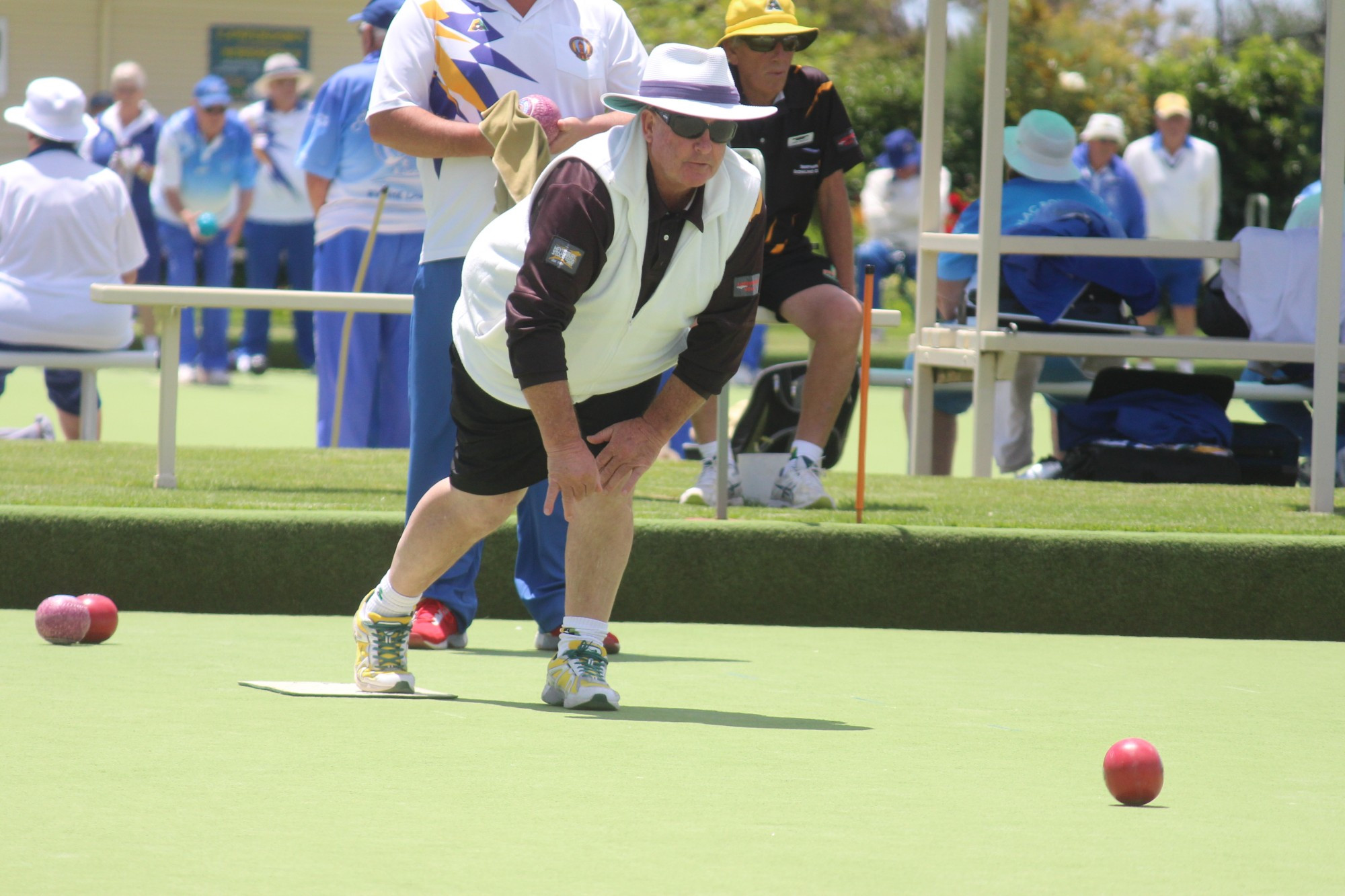 Tight competition: Simpson bowler Peter Inglis is expecting the Corangamite Bowls pennant season to be a closely-contested affair once clubs settle into the season.