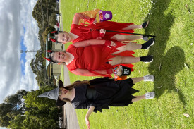 There was a witch and more than a few demons in Simpson on Sunday.
