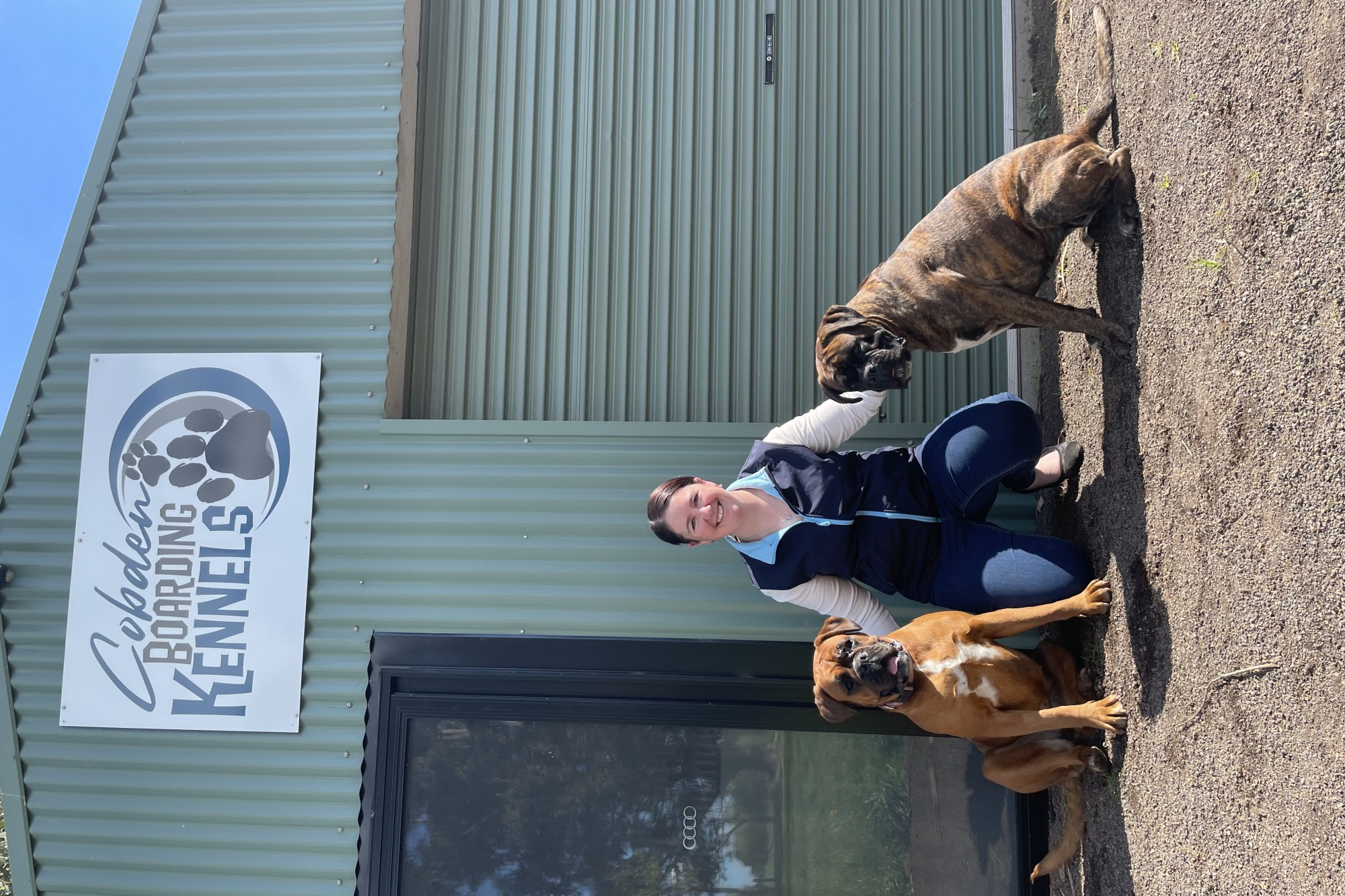 Kennels open: Cobden Boarding Kennels owner Catherine Ryan is looking forward to the future after opening the new business this month.