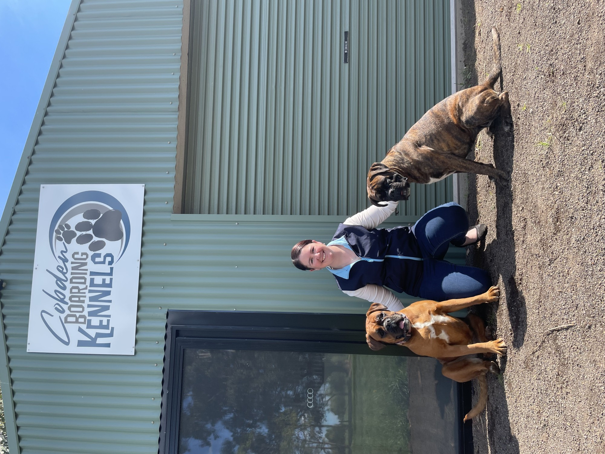 Dream fulfilled: Cobden’s Catherine Ryan has dreamed of opening a dog boarding kennel for as long as she can remember.