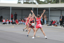Alicia Blain made a welcome return to the Bombers’ side on Saturday. 