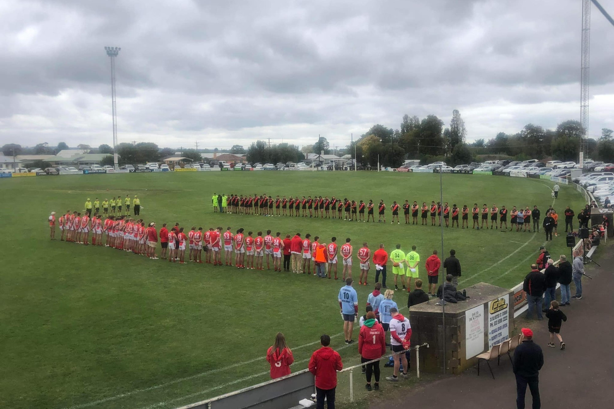 Cobden and South Warrnambool paid respect to the memory of Clinton Baulch.