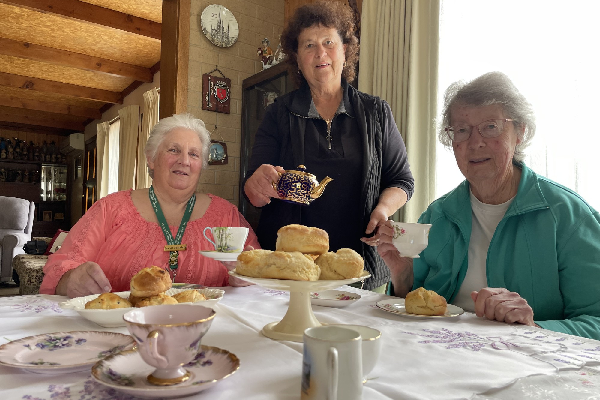 Cobden CWA members including Dawn Robertson, Netty Hose and Jennifer Kripp are looking forward to hosting a Devonshire tea next week.