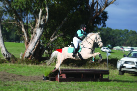 Allie Burgess riding Simba 2. 