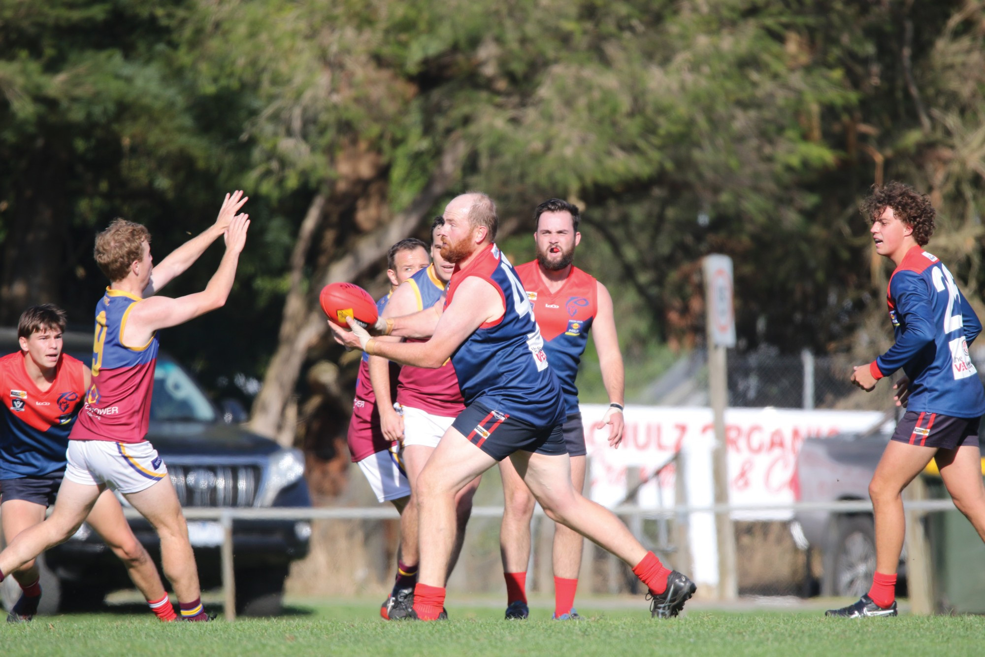 Milestone: “Barney” Hickey played his 200th game for the Demons on the weekend.