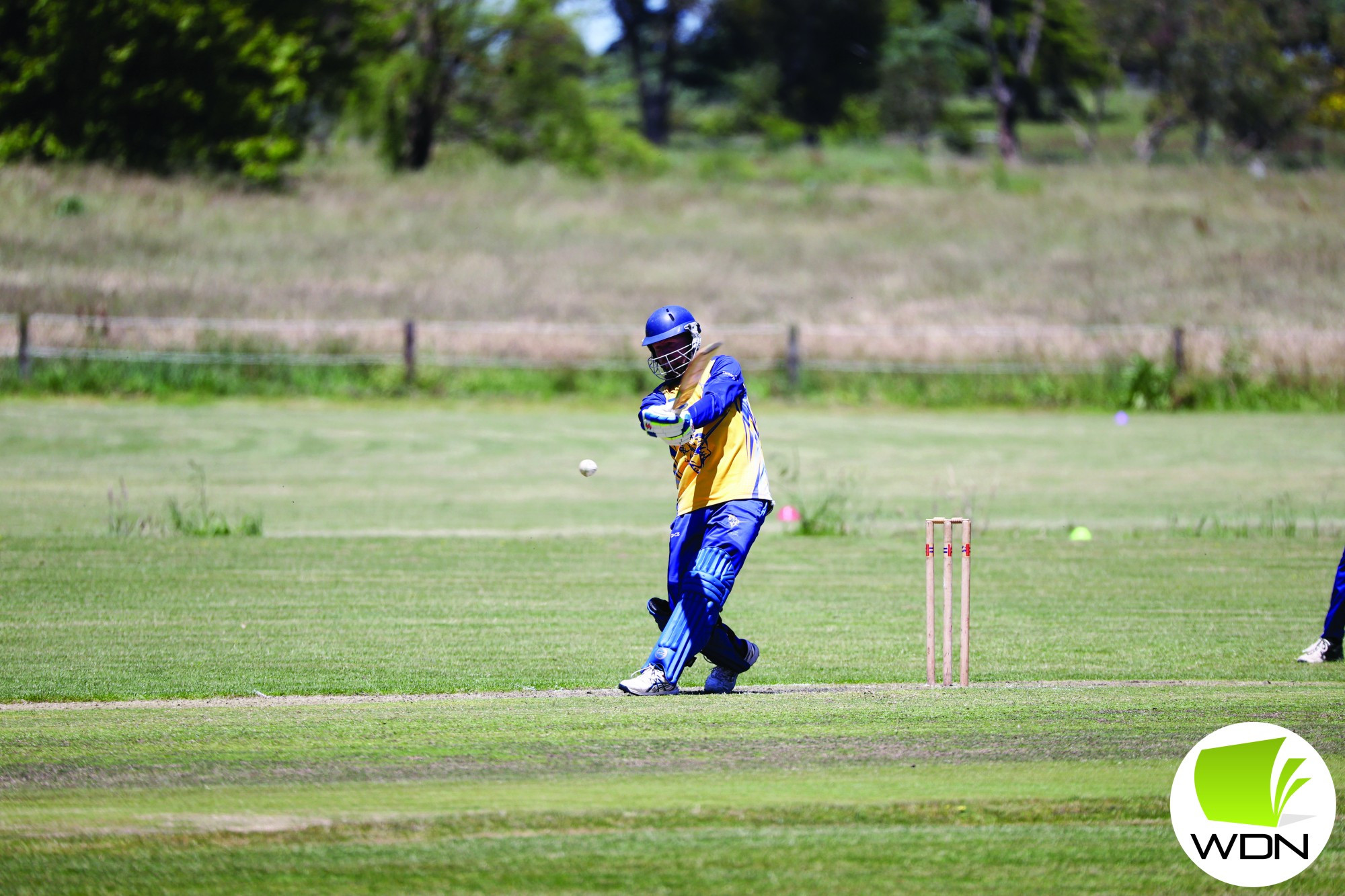 Knights captain Simon Murfett on his way to an impressive 44 not out.