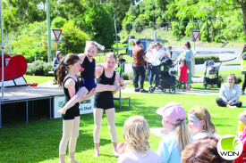 Live dancing, singing and Santa helped entertain the crowd.