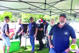 Members of the Guzzlers Car Club put on a barbecue and showed off some of their cars on the day. 