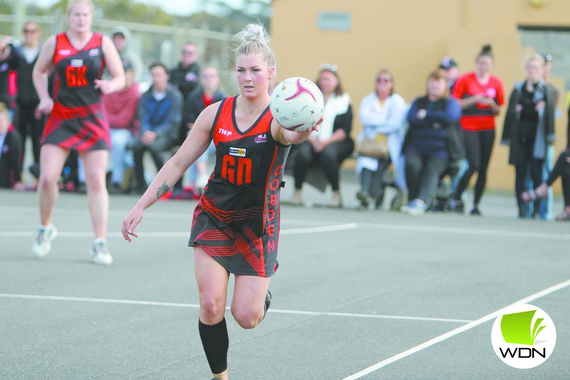 Season rewarded: Bomber Remeny McCann was honoured to receive a sportsman’s club award.