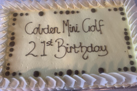 It would not be a birthday party without cake.