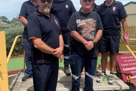 First responders, including Cobden SES members, were invited to a first responders day on Sunday. 