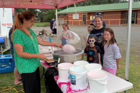Fairy floss was a tasty addition for the weekend.