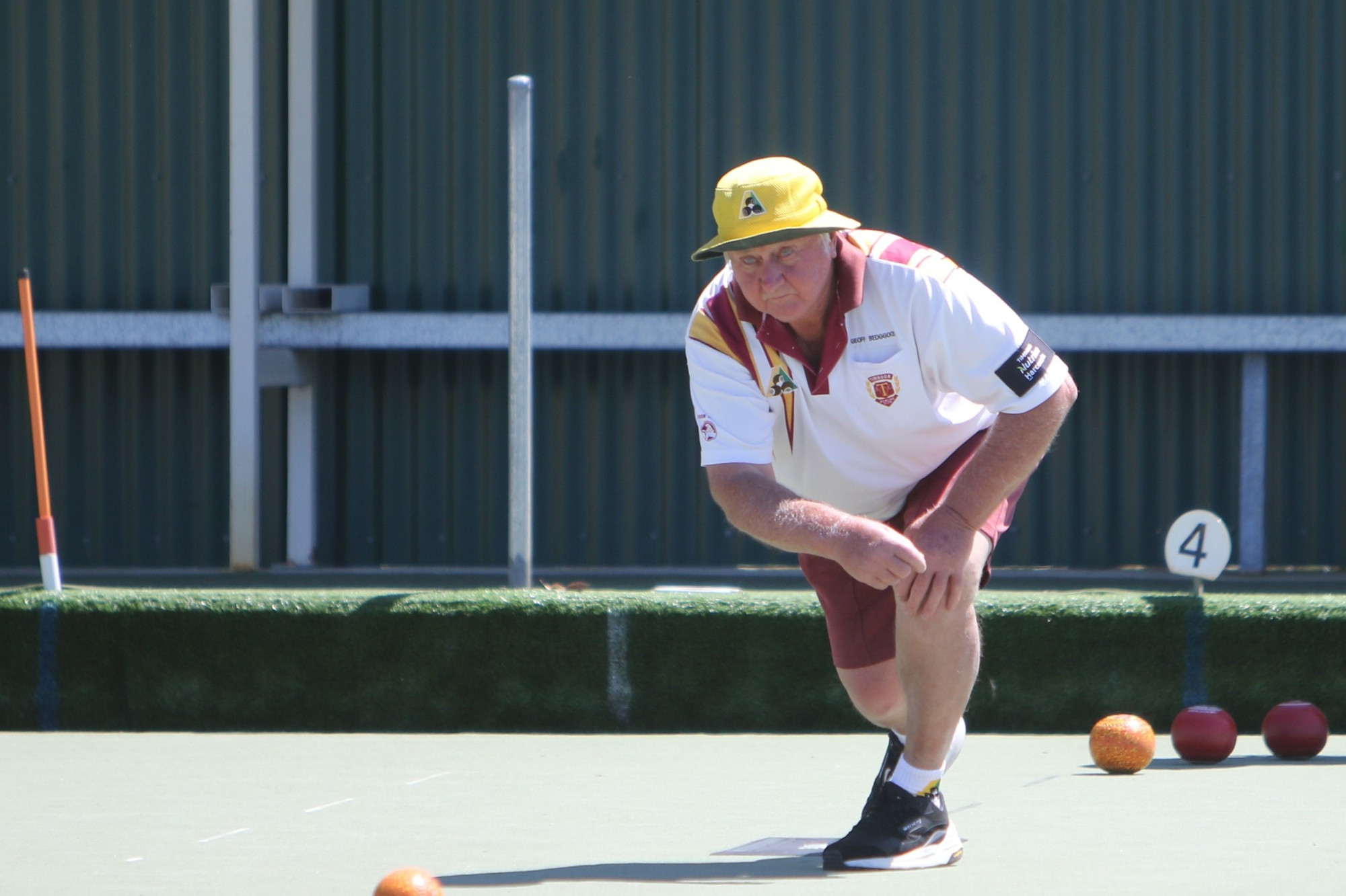 Convincing victory: Lead Geoff Bedggood’s rink won 27-18, the biggest margin of the day.