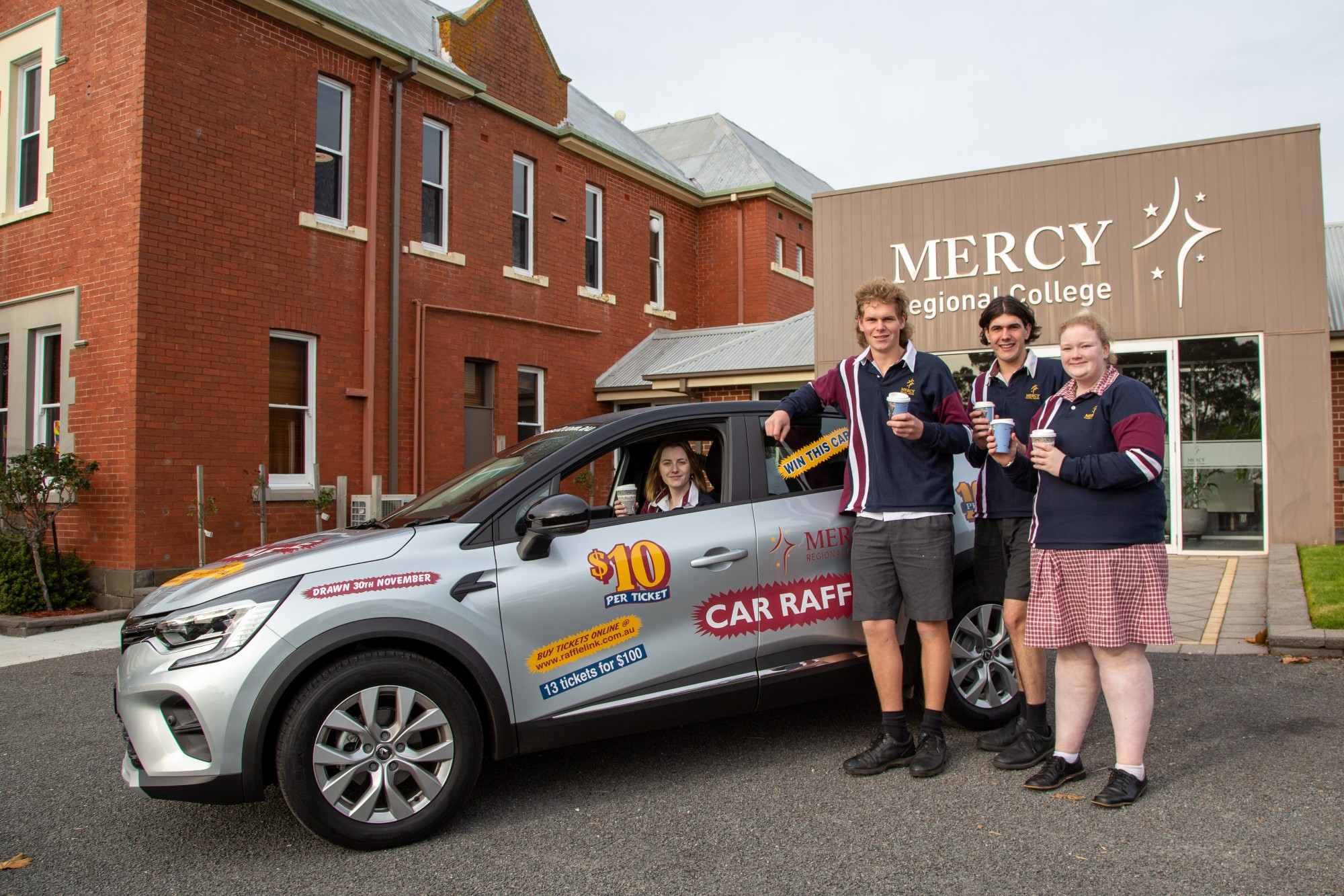 Tickets on sale: Funds from this year’s MRC Car Raffle will be used to assist with the purchase of a mobile coffee trailer for the school’s VCAL students.