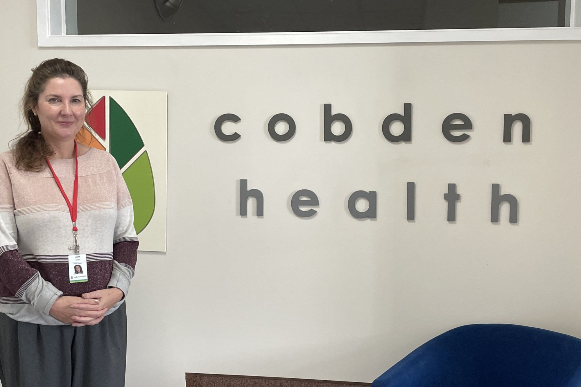 Working together: Cobdenhealth has a new face at the helm in Helen Paris who is looking forward to the future.