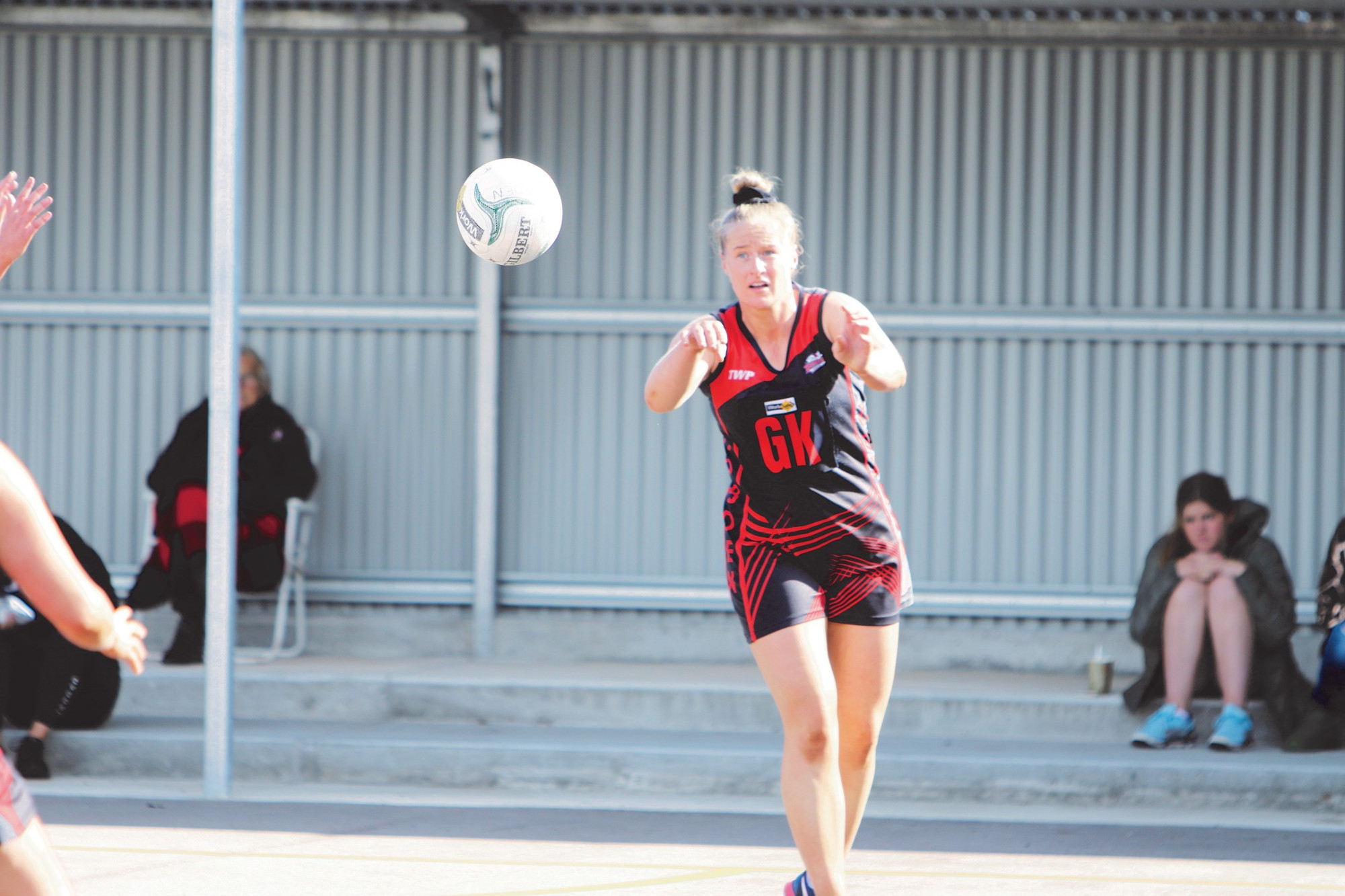 COBDEN open netball side demolished Terang Mortlake on Saturday to win by 42 goals and leapfrog Warrnambool to reclaim third place on the ladder.