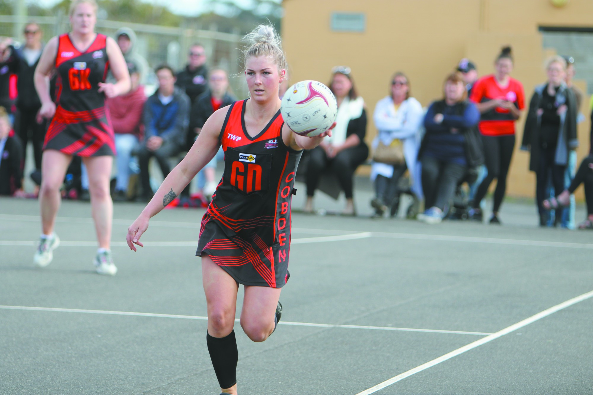 Crucial Bombers’ defender Remeny McCann played a pivotal role in last weekend’s defeat of ladder leaders South Warrnambool.