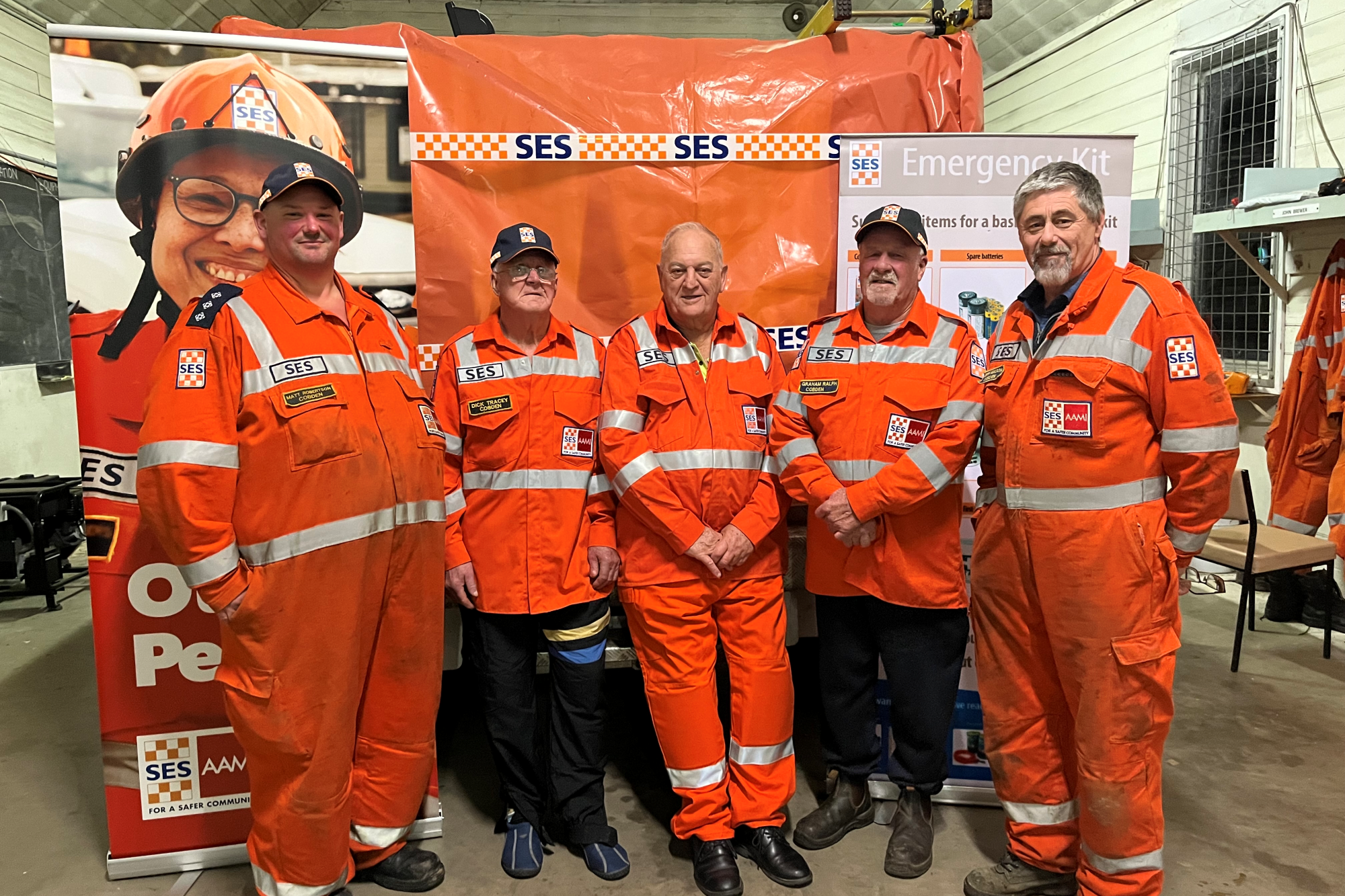 Cobden SES members receives service awards - feature photo