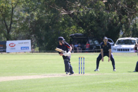 Captain Joel Moriarty led Heytesbury Rebels to a 32-run victory in the SWCA grand final. 
