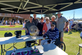 Members of the Timboon Lions Club held a treasure scramble on Sunday morning. 